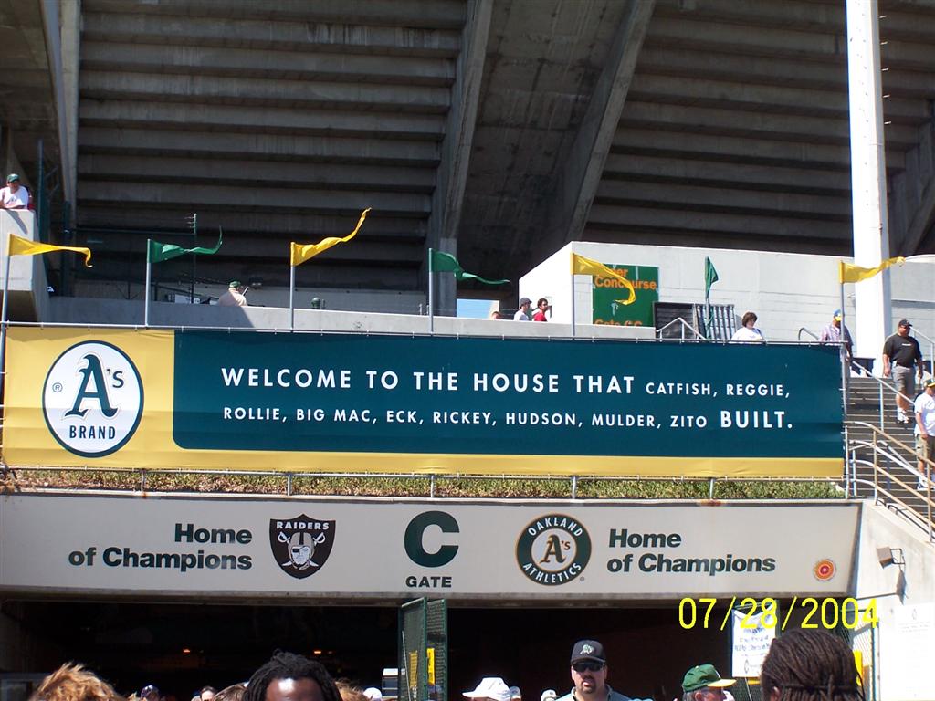 July 28th 2004 A's Game 104