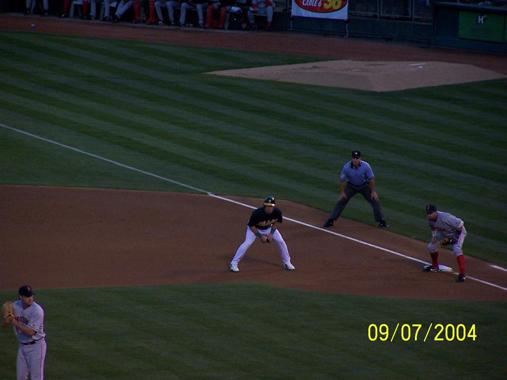 Sept 7th 2004 A's Game 019