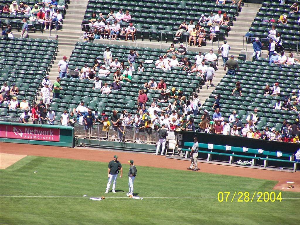 July 28th 2004 A's Game 027