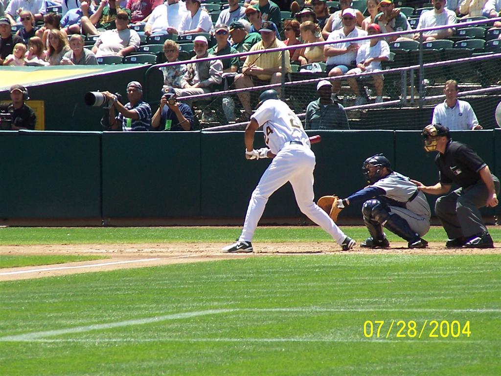 July 28th 2004 A's Game 053