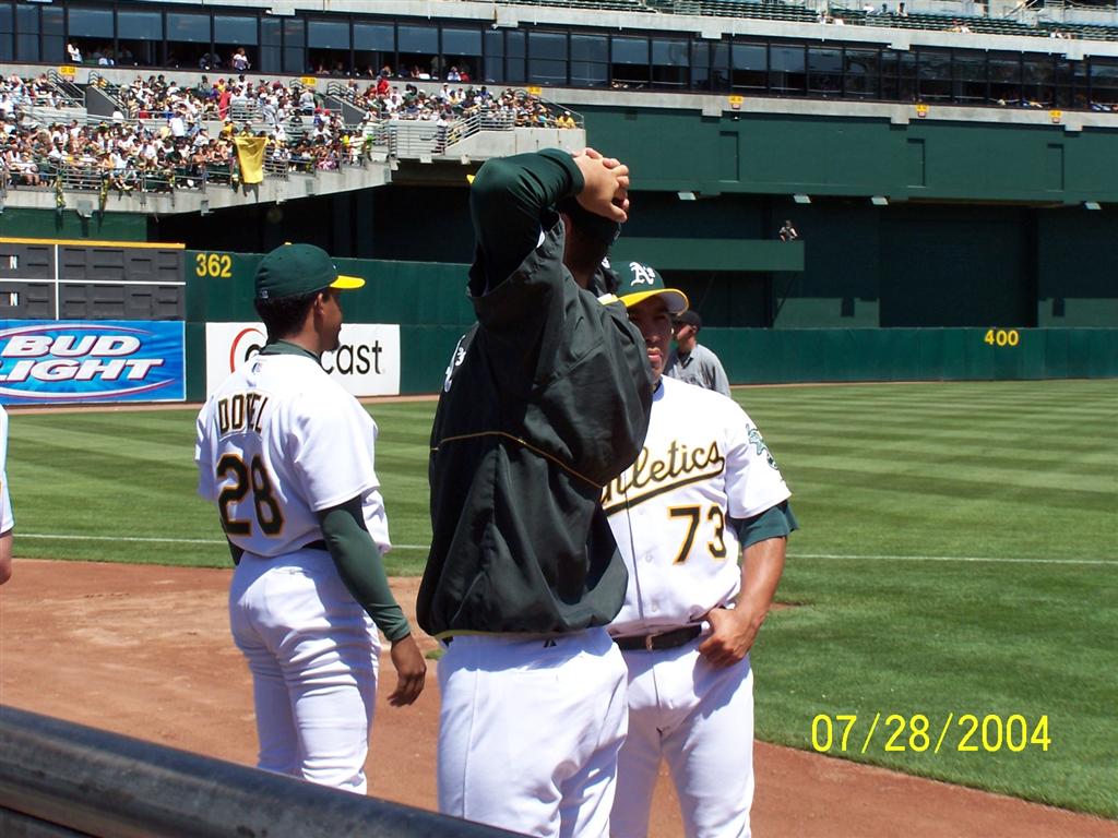 July 28th 2004 A's Game 085