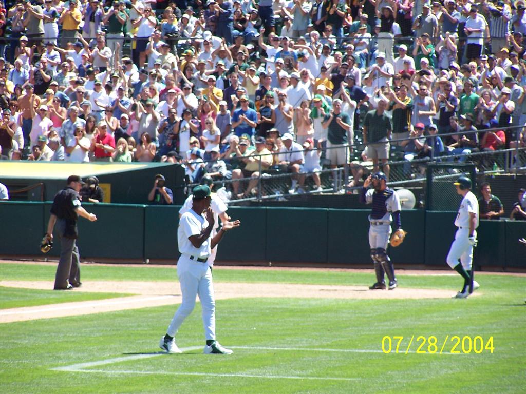 July 28th 2004 A's Game 087