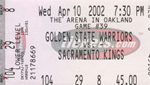 Golden State Warriors - 04/10/2002