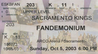 Fandemonium 2003 - Kings vs. Kings!